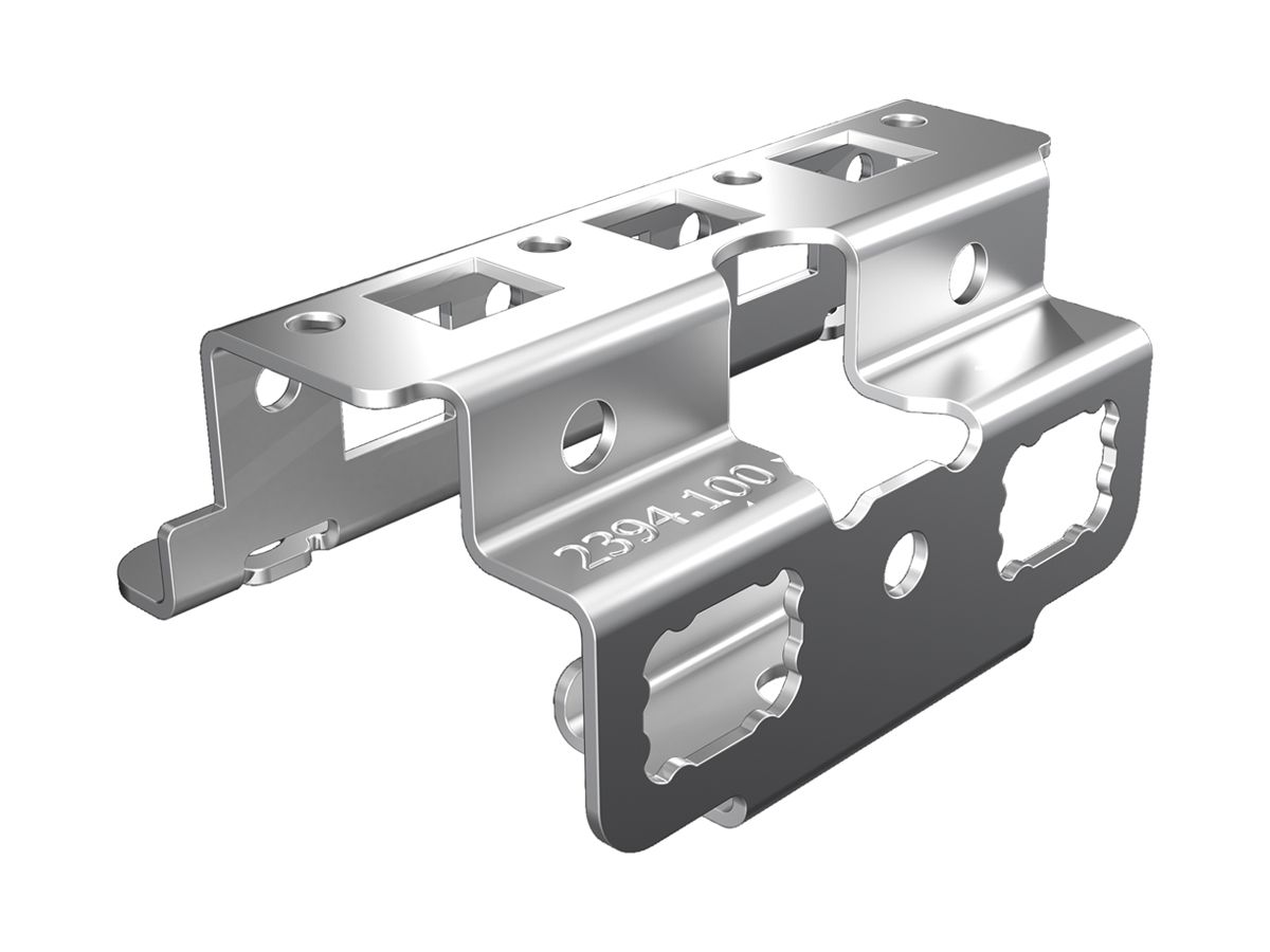 Befestigungssatz Rittal AX 2394.100 99×43×49mm Befestigungsprofil grau