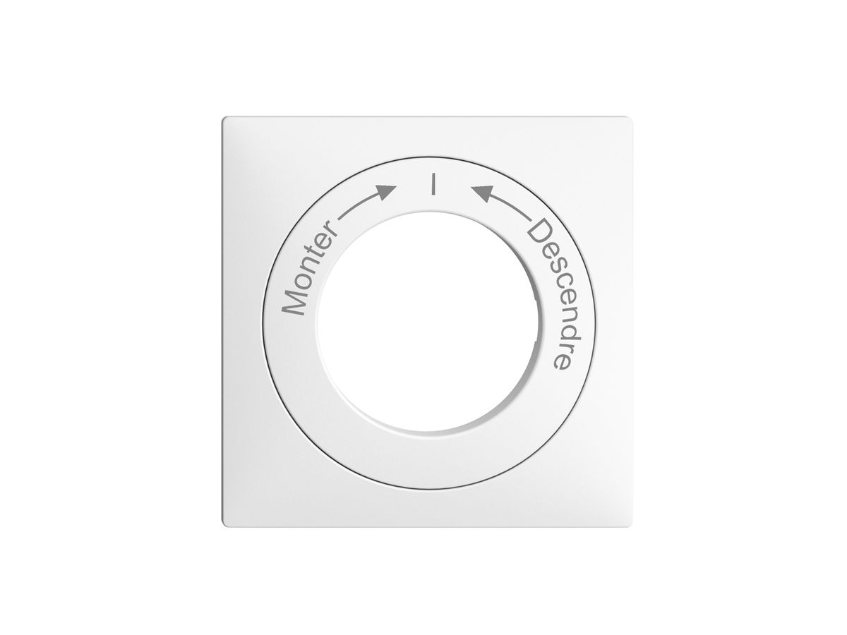 Frontset Monter->I<-Descendre EDIZIOdue 60×60mm weiss