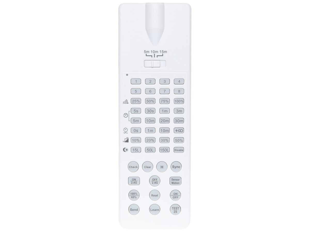 Fernbedienung DOTLUX MISTRALsmart Funk/Infrarot 175×55×22mm