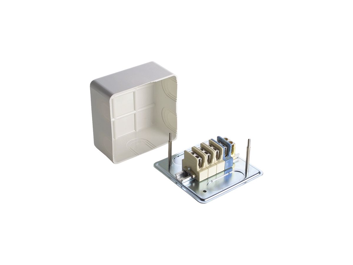 AP-Abzweigdose Woertz 3LNPE 5×6mm² 115×115×58mm weiss