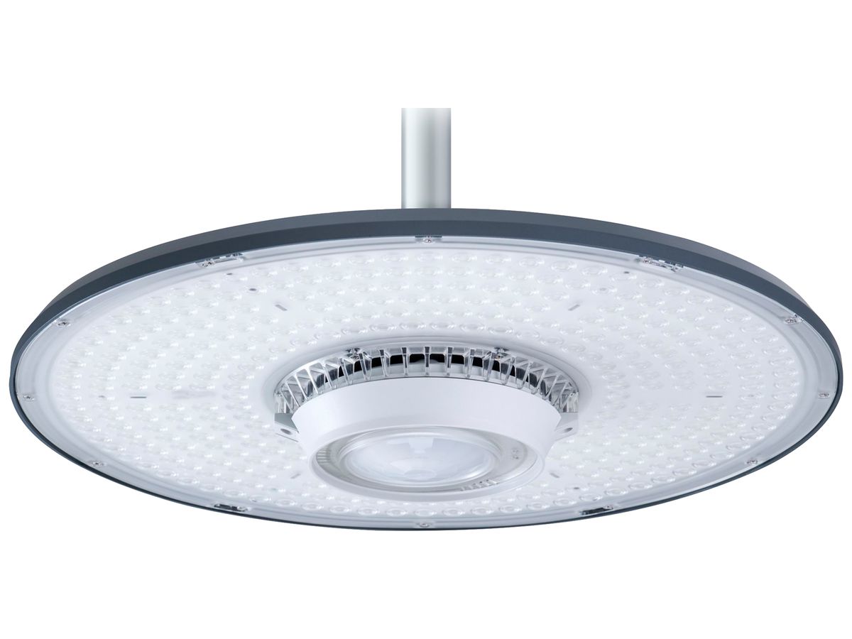 LED-Hallenstrahler Philips CoreLine 82W 15000lm 4000K IP65 VWB DIM Ø350 grau