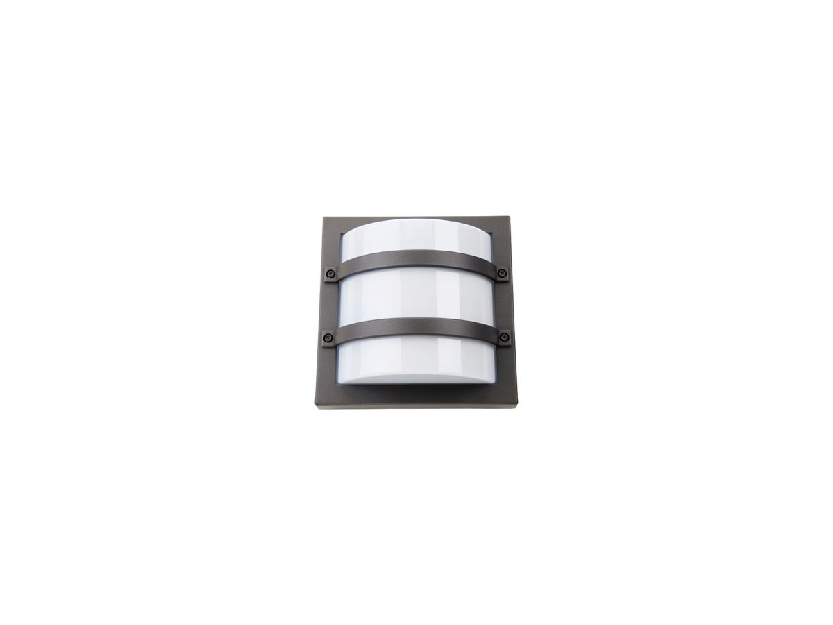 Wandleuchte SG Largo E27 1×46W IP65 240×240×120mm anthrazit
