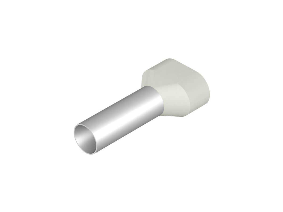 Zwillings-Aderendhülse Weidmüller H isoliert 2×16mm² 25mm ws Telemecanique lose