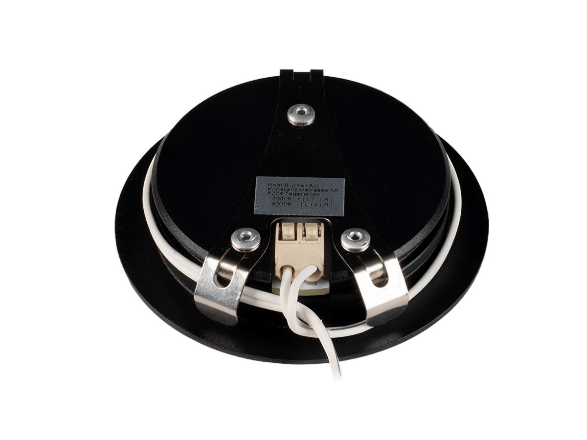 EB-LED Spot Mesa Spin CCT 58 3W schwarz - 24VDC, 300lm, 3000K, Loch D:55-58mm