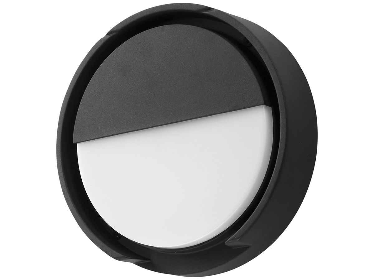 LED-Wandleuchte  LARGO 15W 1000lm 3000K/4000K IP66 direkt 340mm schwarz