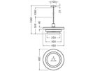 Pendelleuchte LEDVANCE Decor Layers E27 1×15W Ø400mm grün