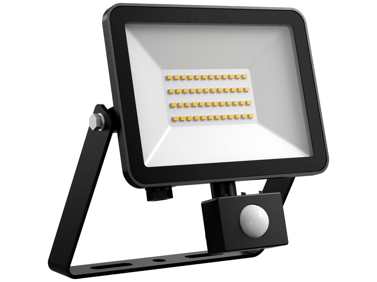 LED-Strahler DOTLUX FLOORslim-sensor 30W 3450lm 4000K 120° schwarz