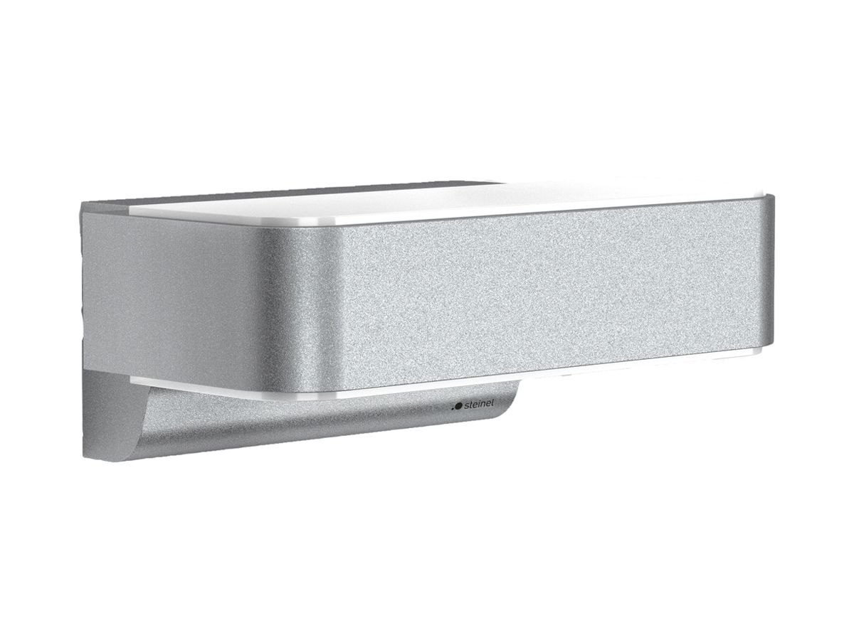 LED-Wandleuchte Steinel L 810 SC 9.8W 679lm 3000K IP44 mit Sensor Silber