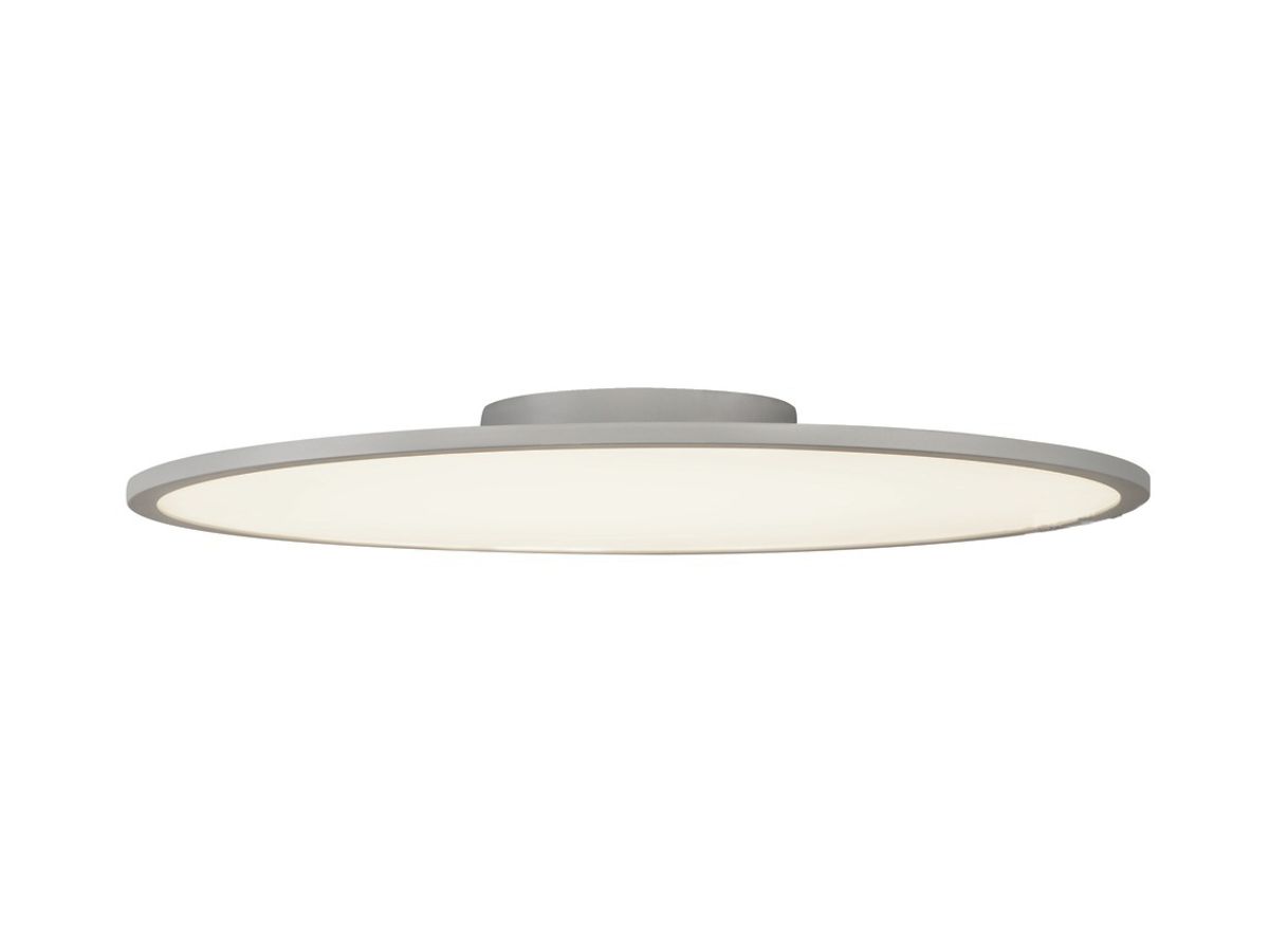 LED-Deckenleuchte SLV PANEL 60 ROUND DALI 43W 3150lm 3000K Ø600×55mm grau