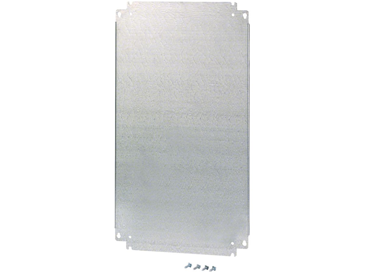 Montageplatte Hager Orion.Plus Stahl 243×480×2mm