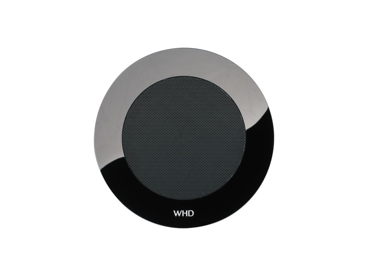 Blende Acrylglas rund schwarz, mit Gitter anthrazit für WHD L-S
