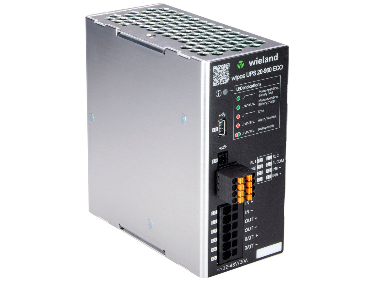 USV-Steuergerät WIPOS ECO IN:10…60V OUT:12…48V
