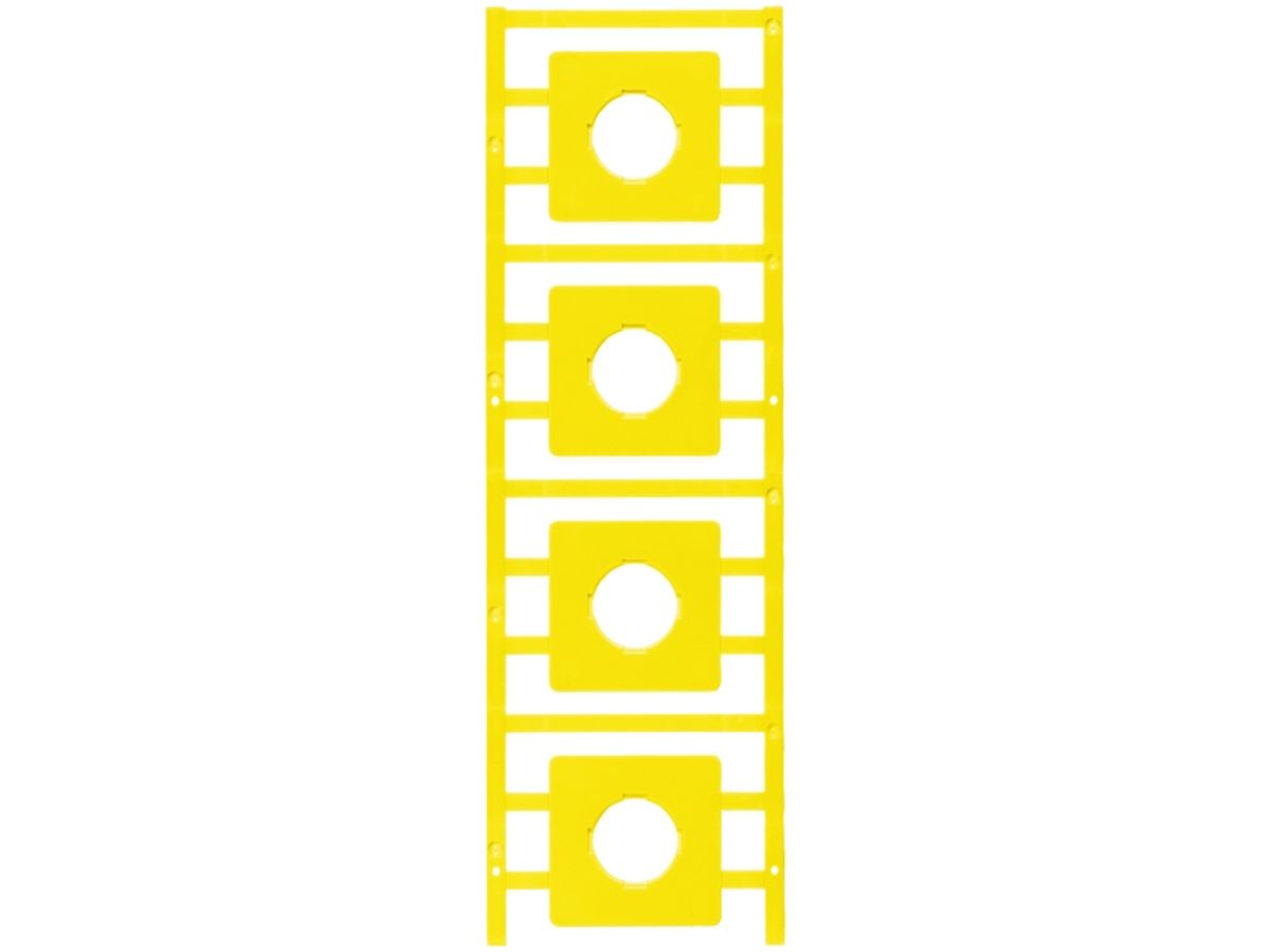 Gerätemarkierer Weidmüller MultiCard SM 44×44mm PA66 gelb