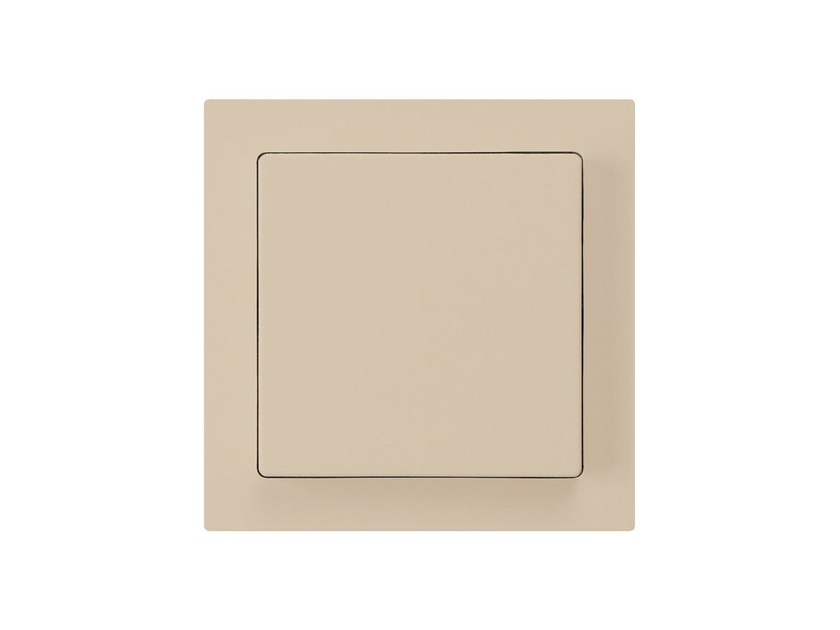 Frontset kallysto 60×60 beige für Babyswitch/Kurzhublichtregler