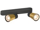 Spot SLV PURI 2.0 Cone CW GU10 2×6W DIM 258×42×138mm schwarz/gold