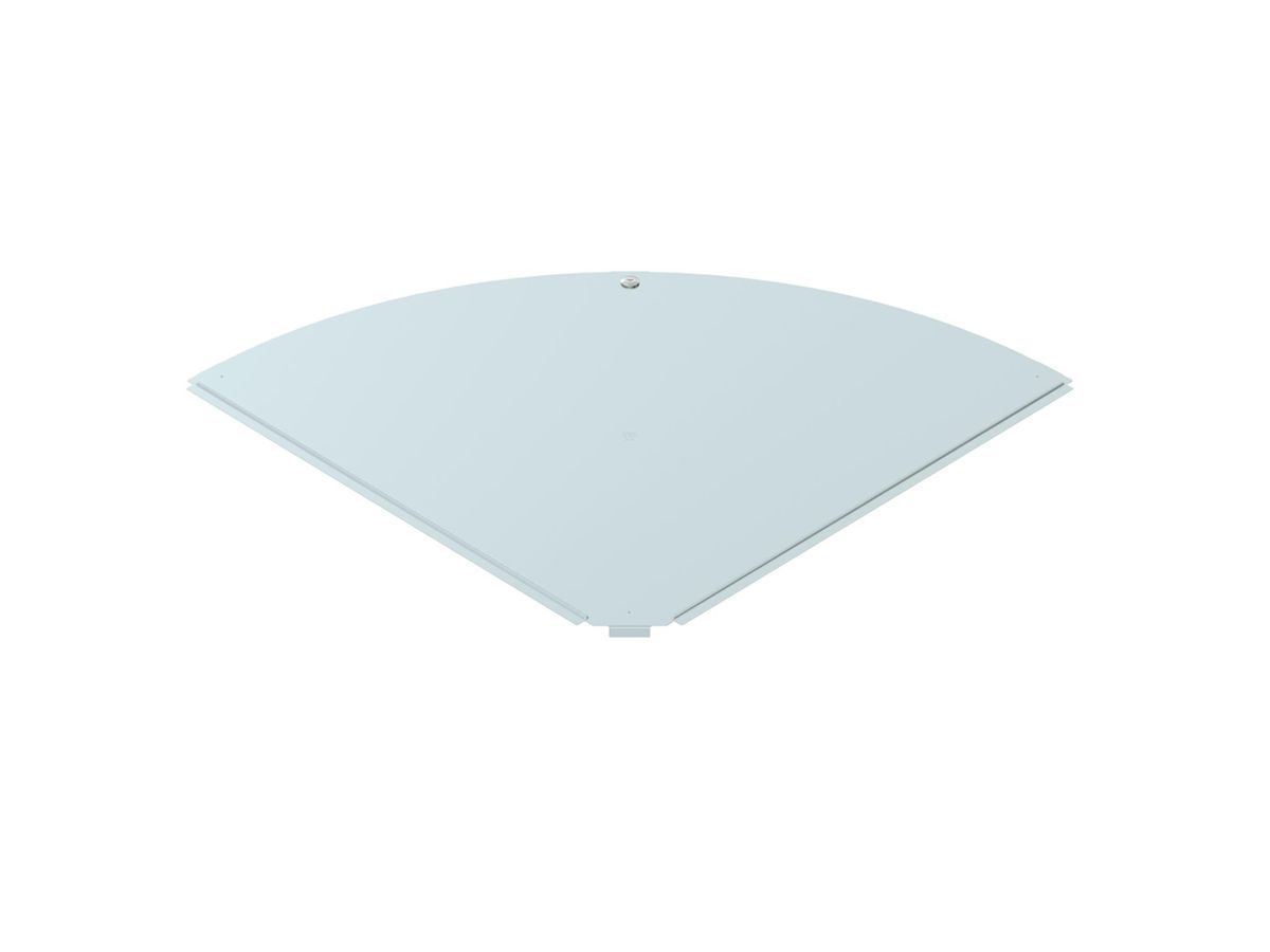 Deckel BET RBD 90° 600mm Stahl bandverzinkt Zink-Aluminium