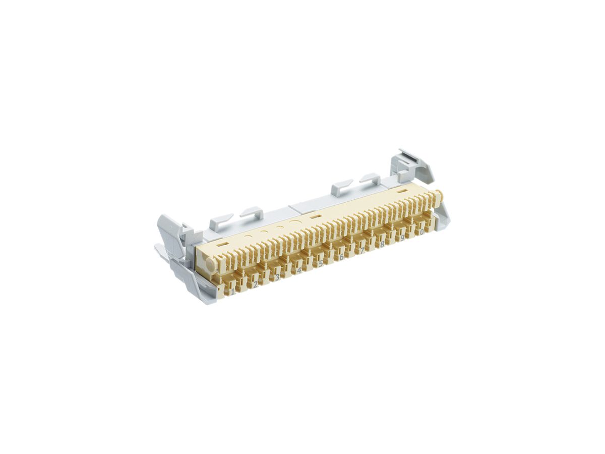 Trennleiste R&M 10DA 2×0.65mm, Rangierseite oben