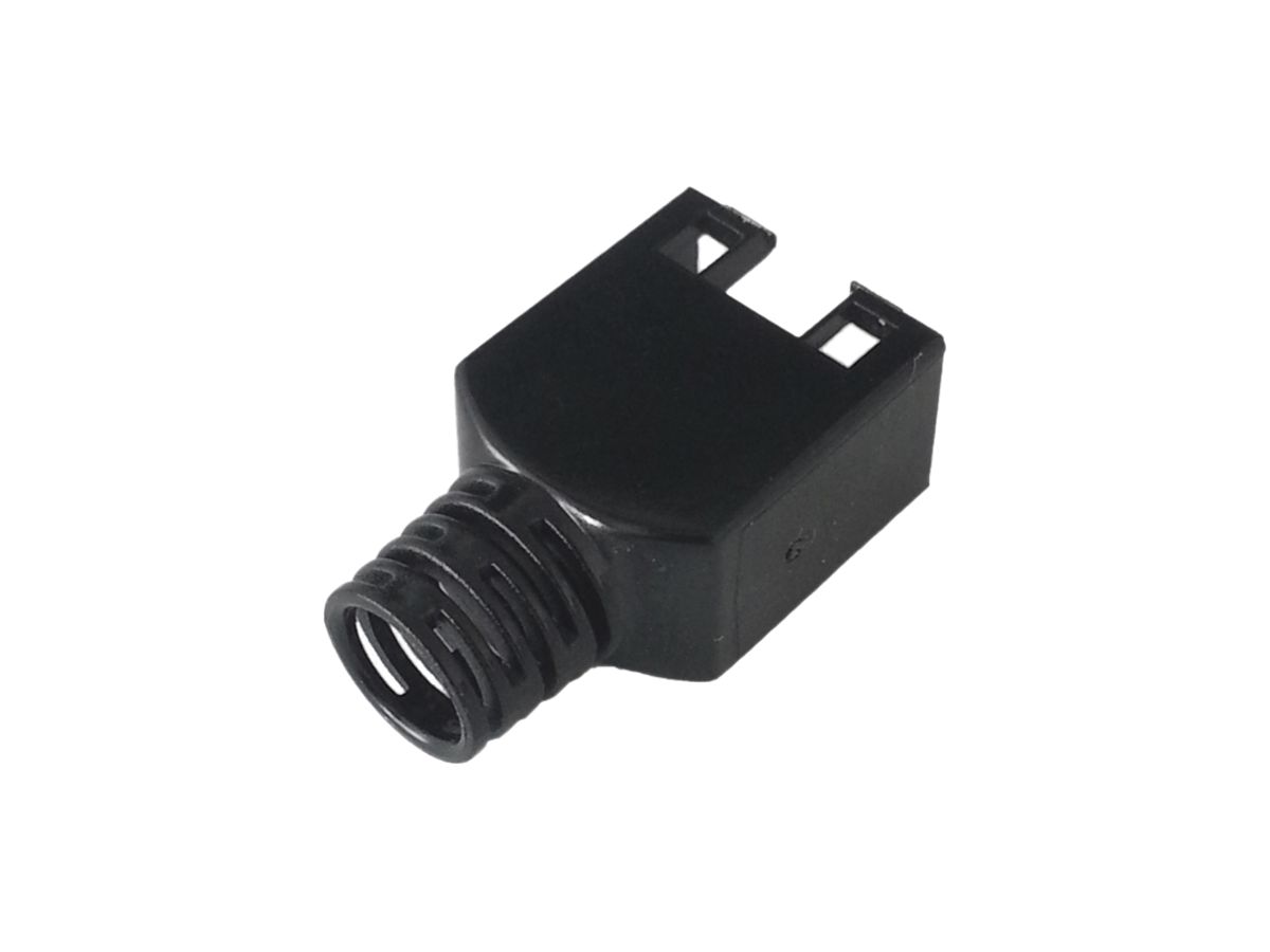 Tülle gerade zu Stecker RJ45 schwarz