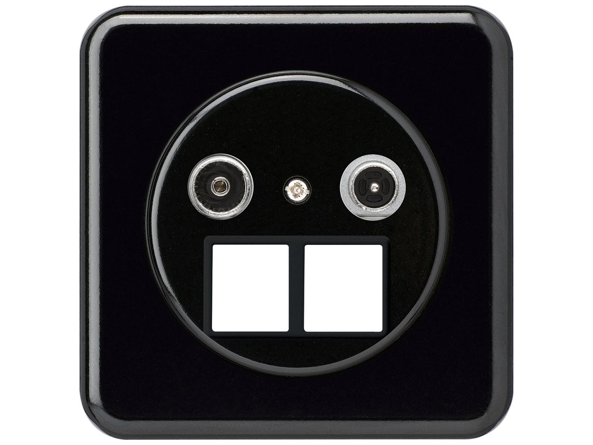 UP-Multimediadose basico TV-R Bauart C 4dB 2GHz schwarz