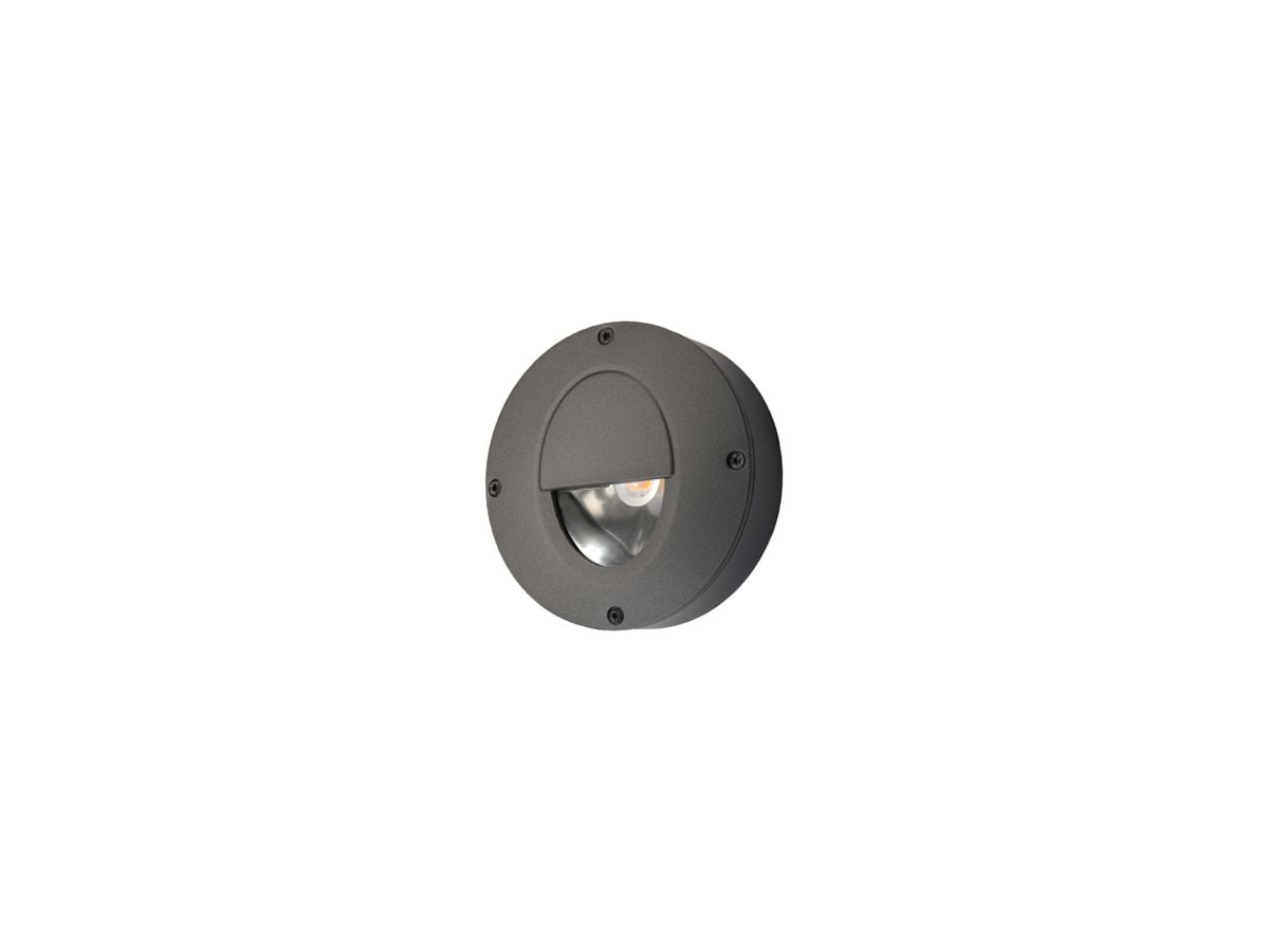 LED-Anbauleuchte SG Callisto 3W 100lm 827 IP65 DIM Ø110mm anthrazit