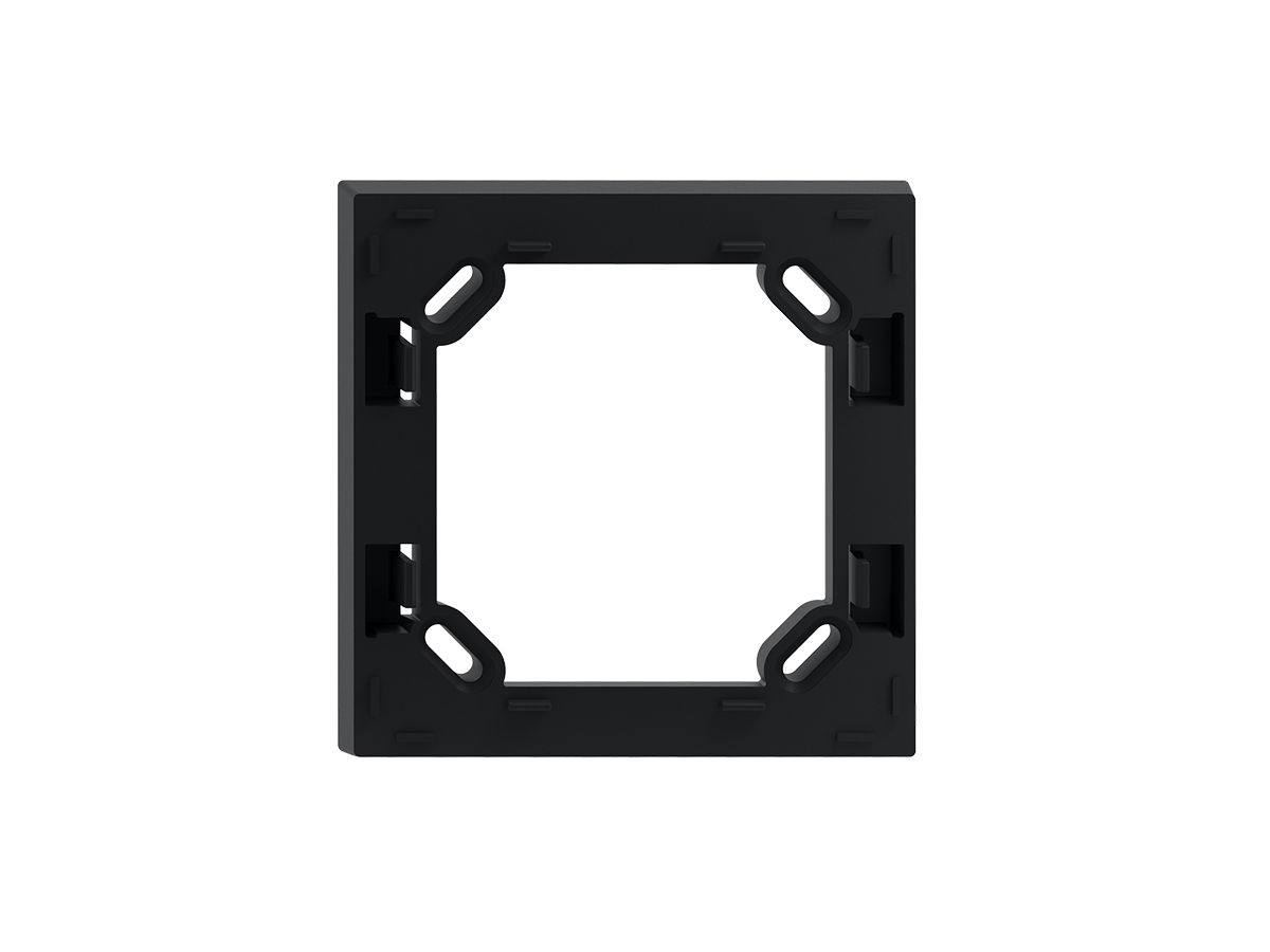 UP-Zwischenrahmen 90×90×15mm, zu UP-Abdeckrahmen EDIZIOdue 88×88mm schwarz