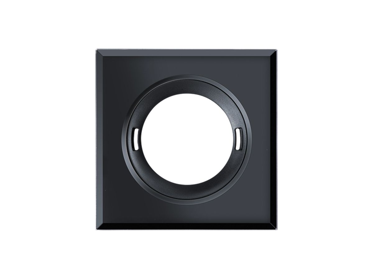 Abdeckung ESYLUX für Melder FLAT Kunststoff matt quadratisch schwarz