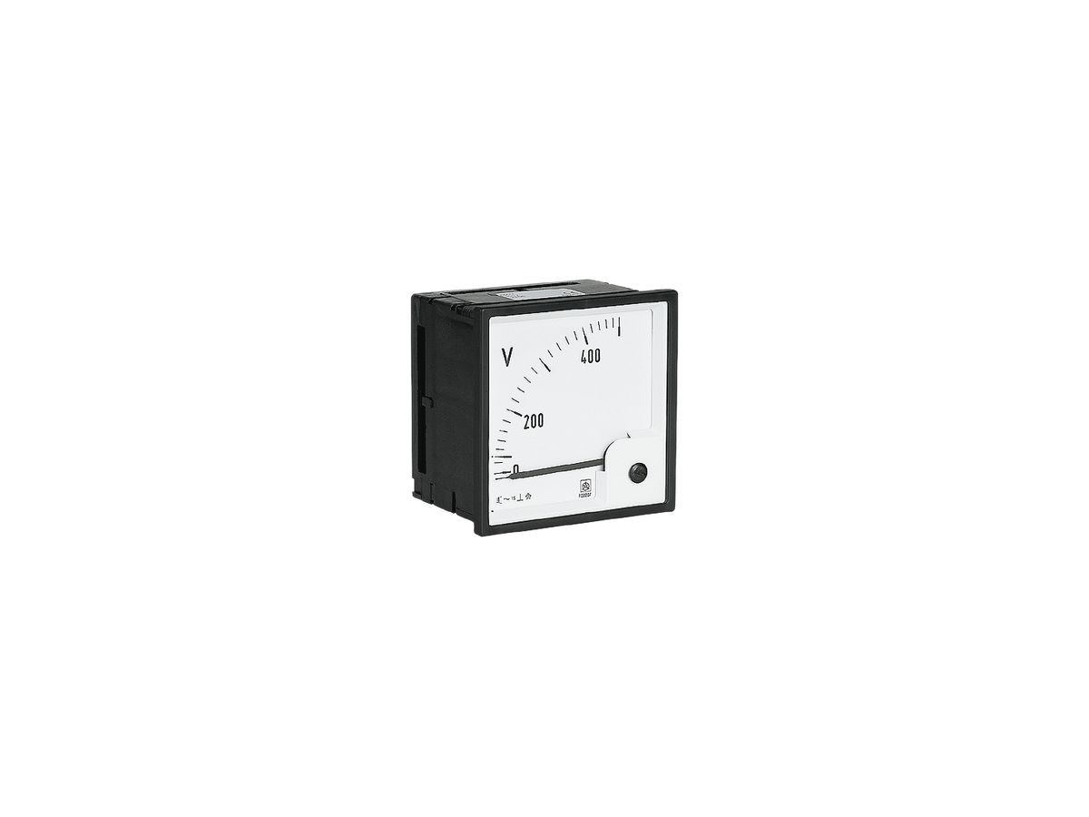 EB-Voltmeter ISKRA FQ0207 400 VAC, 400V (AC), Klasse 1.5, 96×96mm