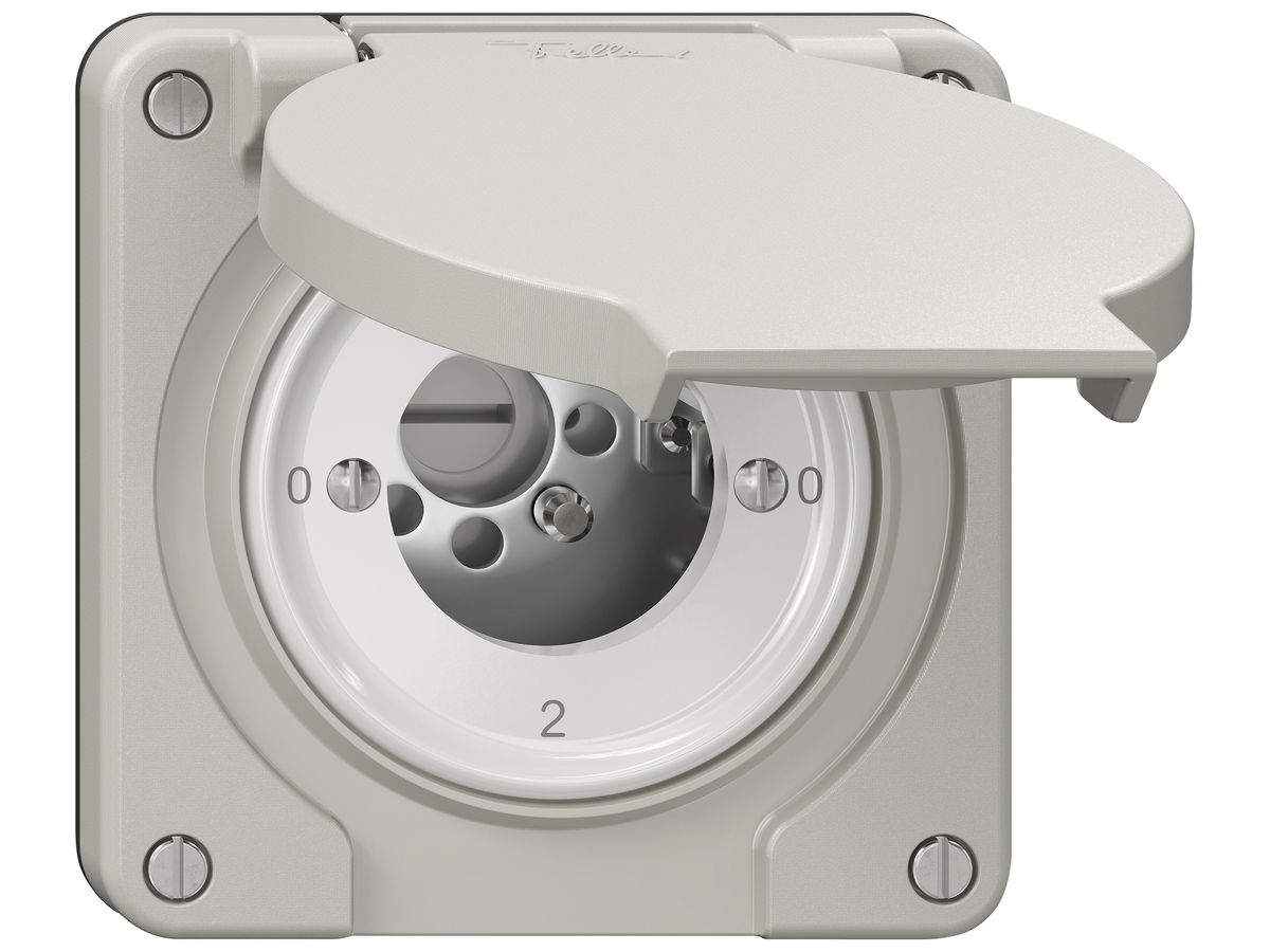 Schlüsselschalter NEVO SNAPFIX® Umschalter 16A 400V 0-1-0-2 lgu