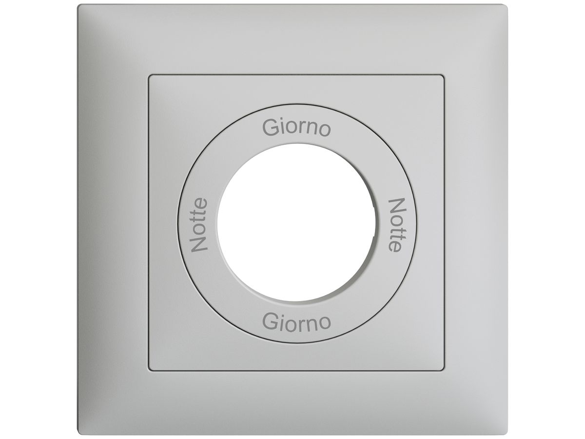 Frontset Notte-Giorno-Notte-Giorno EDIZIOdue 88×88mm hellgrau