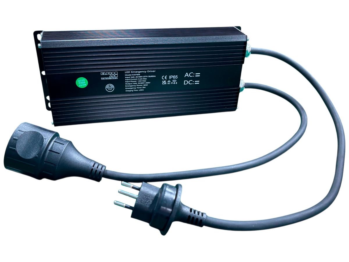 Stromversorgung ELBRO für Notlicht Li-Ion Akku schwarz