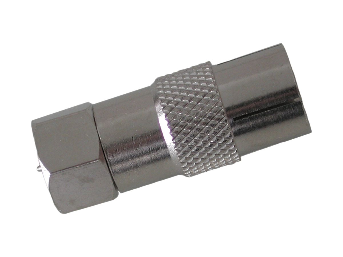 Adapter IEC-Kupplung/F-Stecker DV59F