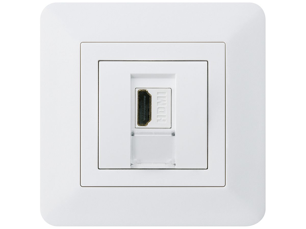 UP-Anschlussdose kallysto.trend HDMI Durchgangsdose weiss
