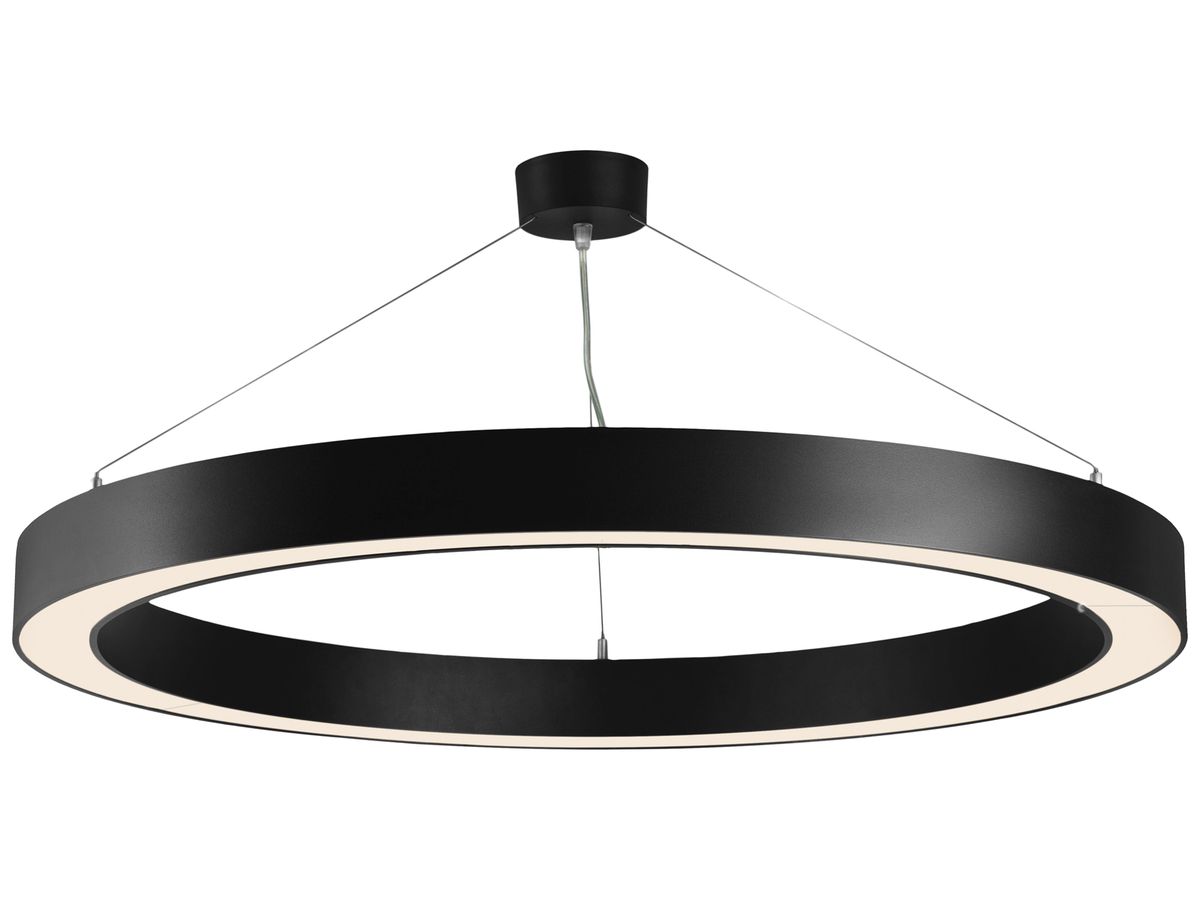 LED-Pendelleuchte Sylvania Nilo 53W 5980lm 840 DALI Ø800mm schwarz