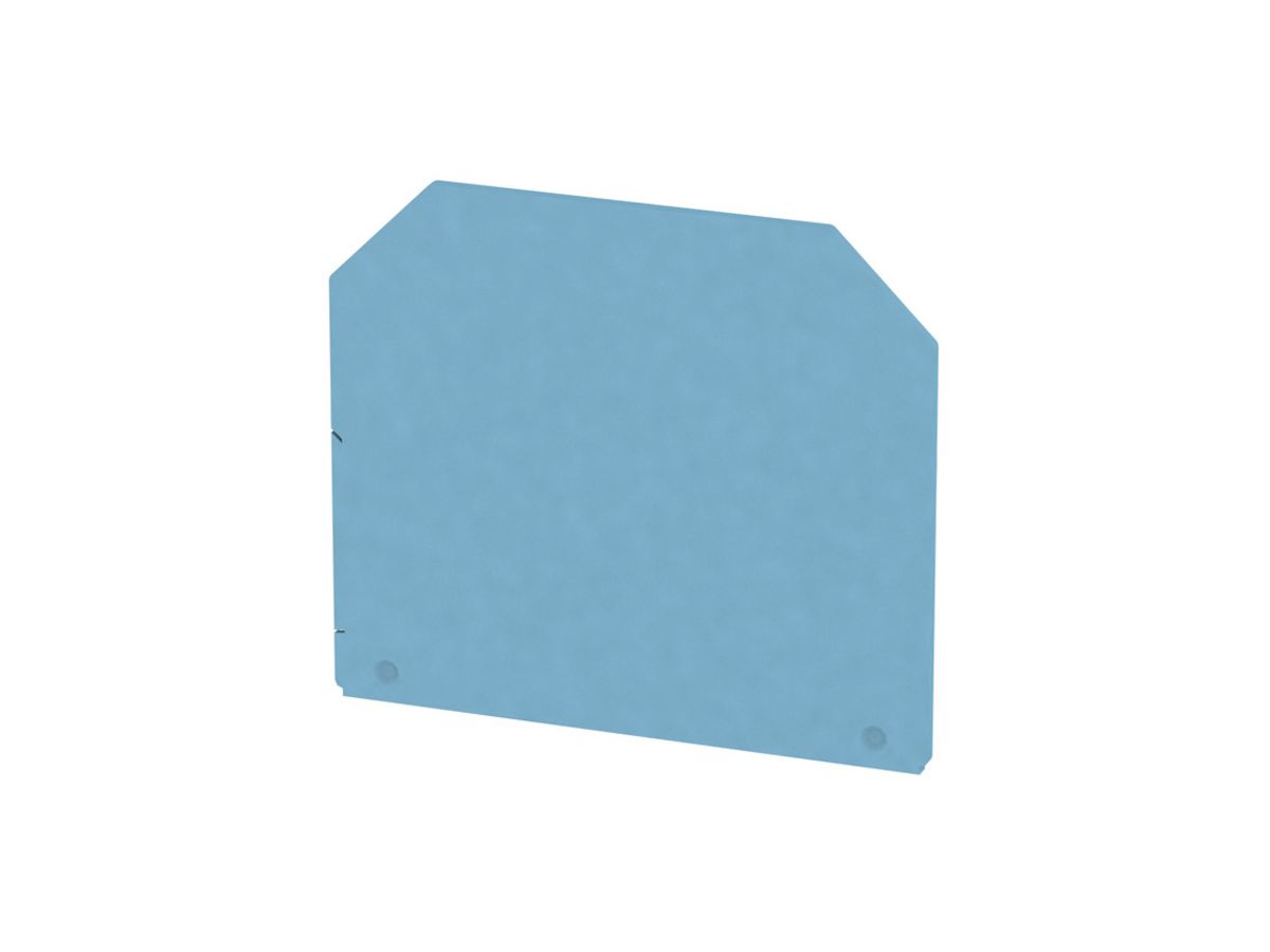 Abschlussplatte Weidmüller WAP 16+35 WTW 2.5-10 BL 56×49.5mm blau