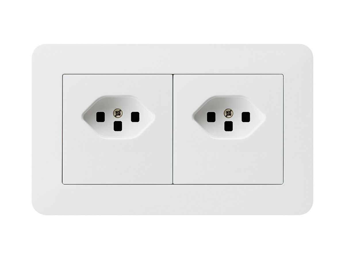 UP-Kombination kallysto.trend Gr.I-I horizontal 2×Typ 23 m.Schraubkl.C weiss
