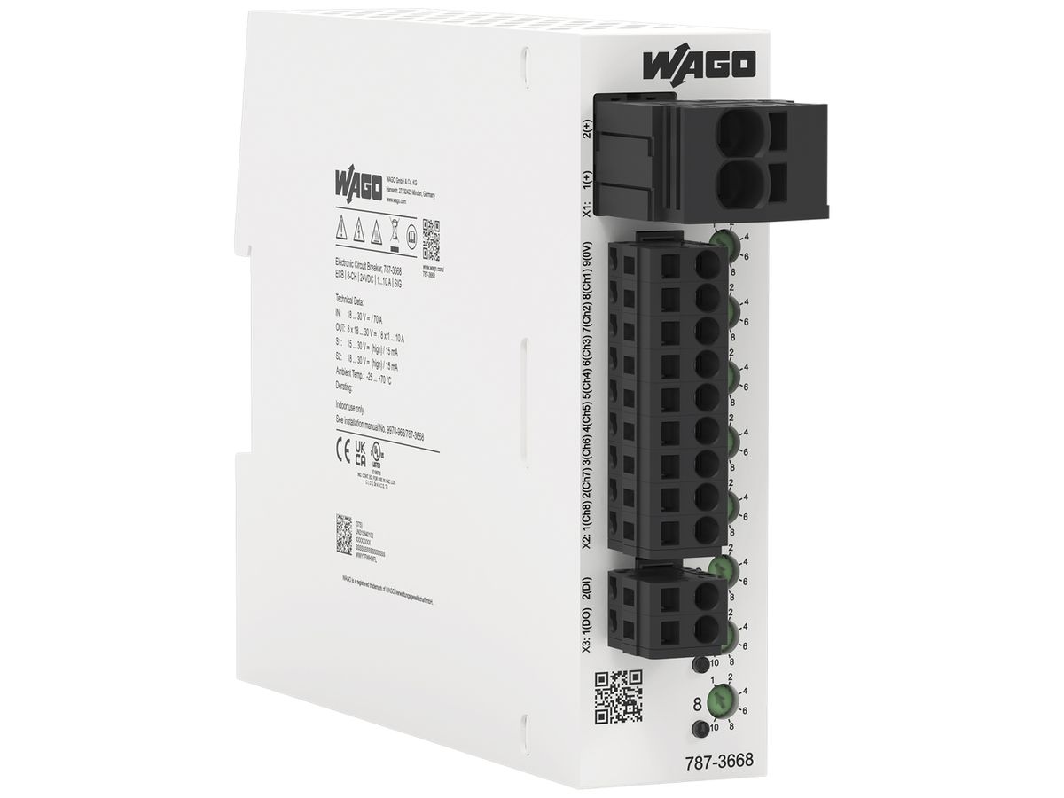 Elektronischer Schutzschalter WAGO 1…10A