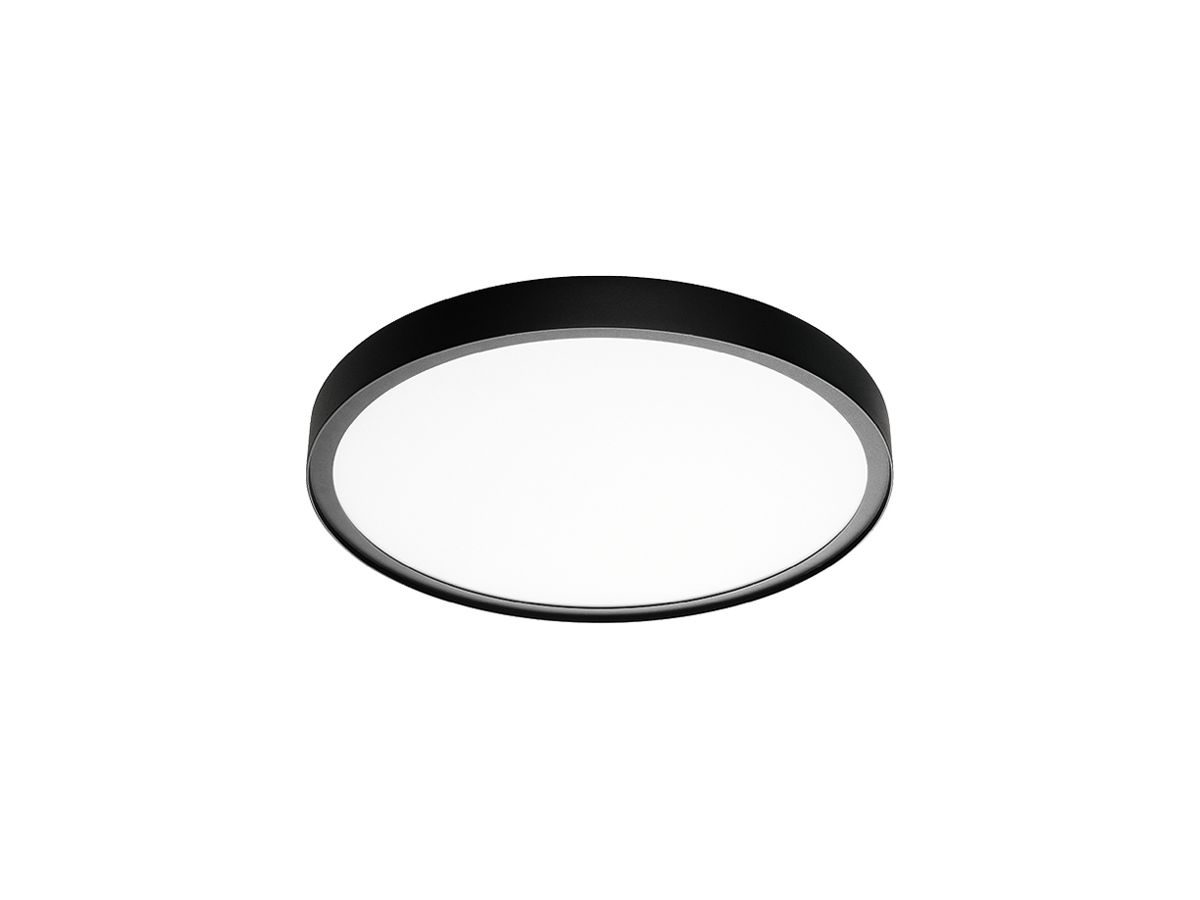 LED-Anbauleuchte SG Disc 480 36W 3480lm 840 DIM Ø470mm schwarz