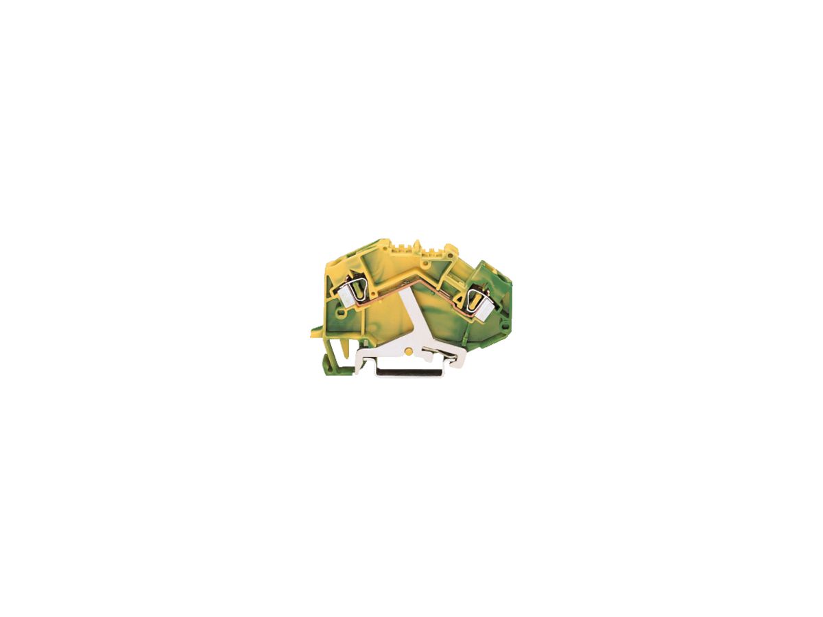 Schutzleiterklemme WAGO TOPJOB 4mm² grün/gelb