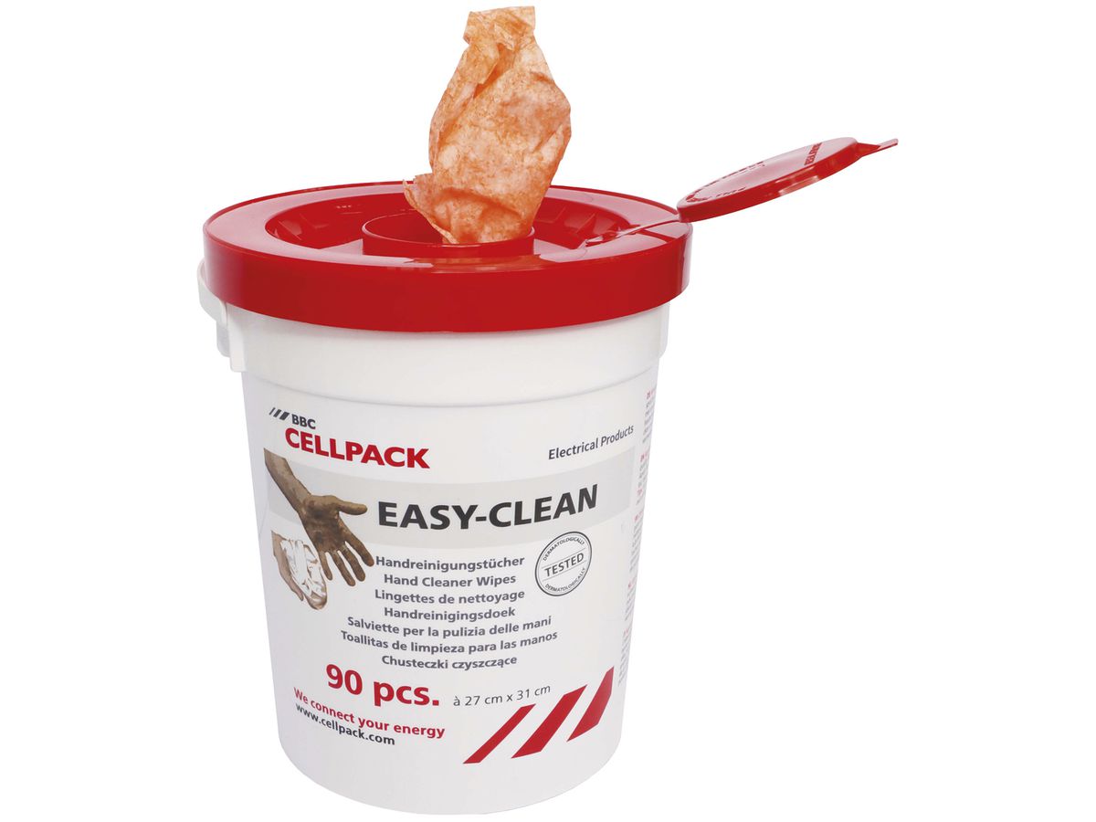 Handreinigungstücher Cellpack EASY-CLEAN in Eimer à 90 Stück