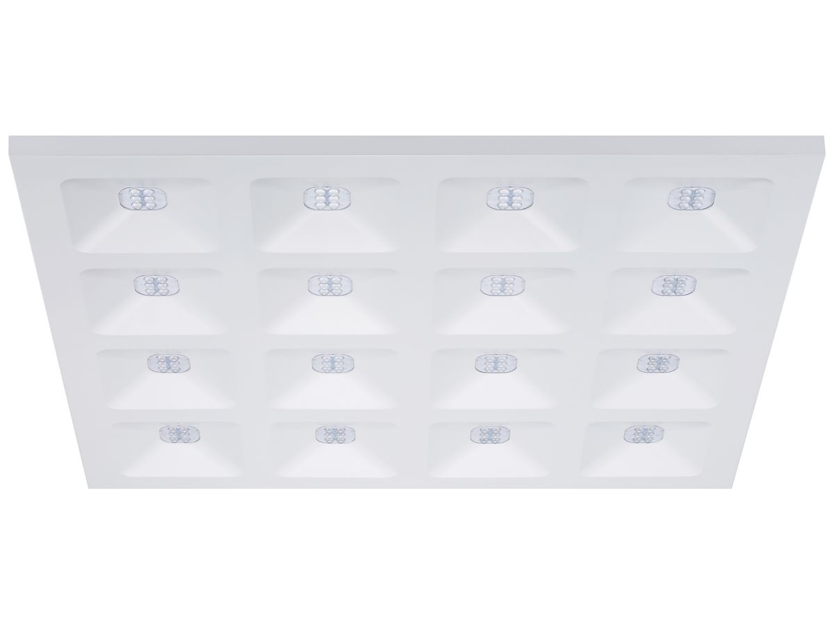 LED-Panelleuchte Sylvania Quadro 600 34W 4500lm 830 IP40 595×595mm weiss