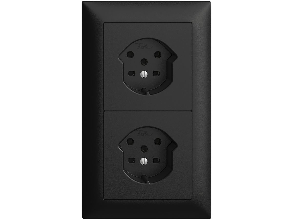 UP-Kombination I-I EDIZIOdue 2×T15 schwarz