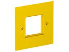 Abdeckplatte Bettermann 1×Modul 45, 95×95mm, PA, gelb