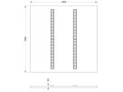 LED-Panelleuchte LEDVANCE PL INV 38W 4700lm 3000K DALI 595×595 schwarz