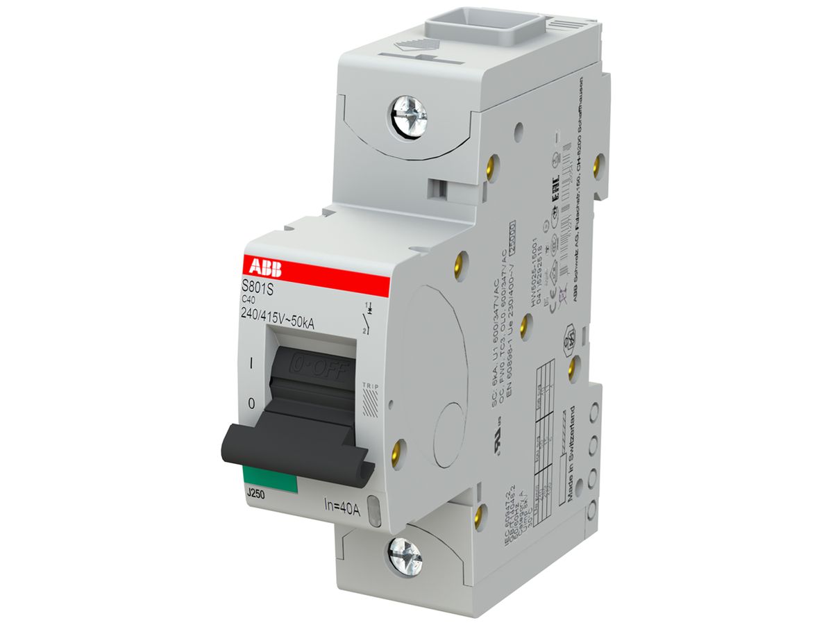Leitungsschutzschalter ABB S801S-C 40A 50kA