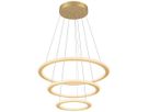 LED-Pendelleucht.SLV ONE FLAT triple 58W 3500lm 927/930 DALI direkt Ø800 Messing