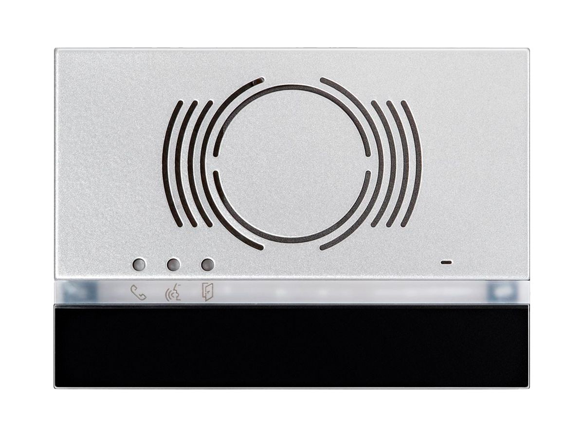 Frontplatte für Türlautsprechermodul Urmet Alpha, 1×Taste, IP55, schwarz
