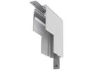 L-Verbinder SLV 48V TRACK Aluminium 84×84×47mm weiss