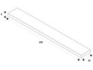 Abdeckung SLV 48V TRACK Kunststoff 2000×26×6mm weiss