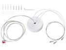 Pendelabhängung ESYLUX SVENJA WIRE PENDULUM SET 2000, mit Drahtseilen