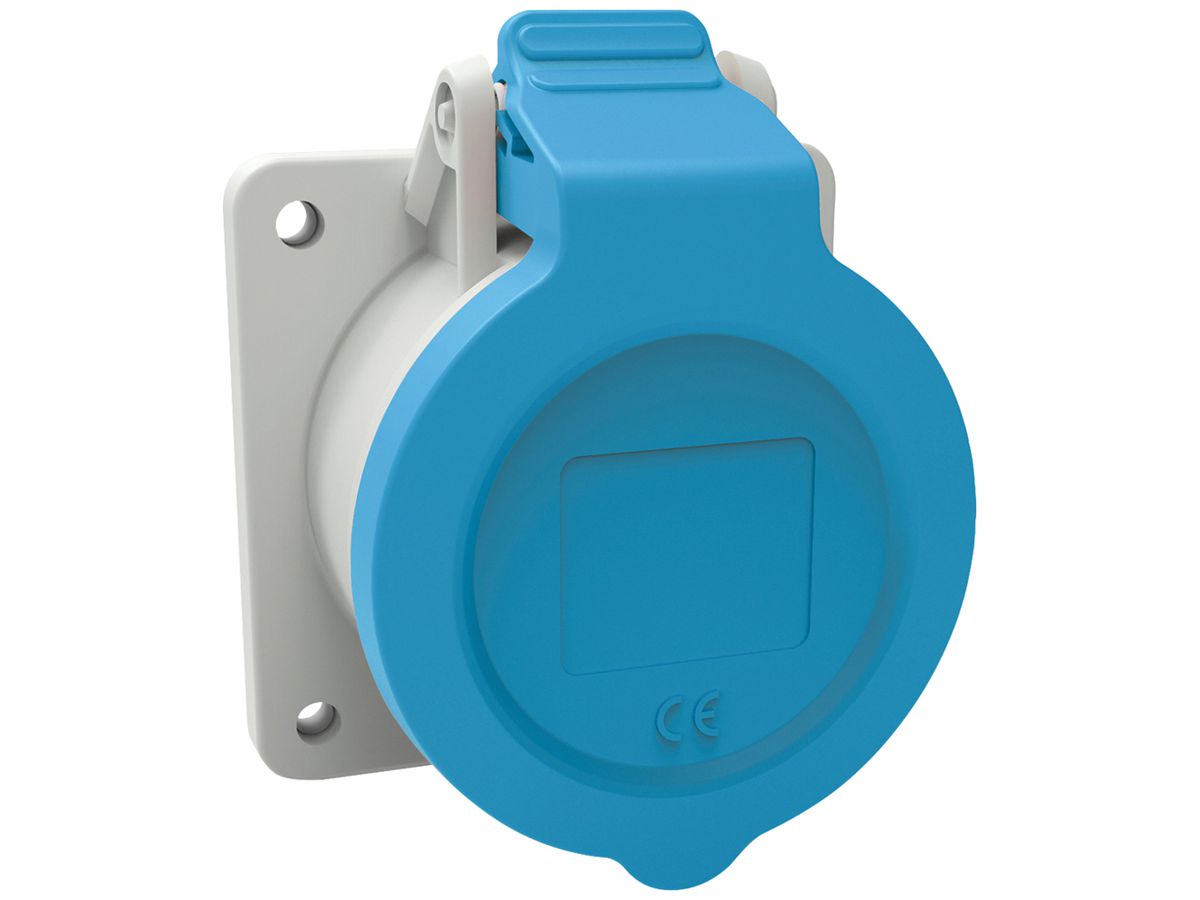 EB-Steckdose CEE Bals INNOLINQ 3P 16A 230V blau 6h IP54 schraublos 75×75mm